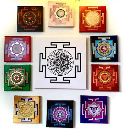 Shiva & Ten Great Cosmic Powers YANTRAS  New Collection