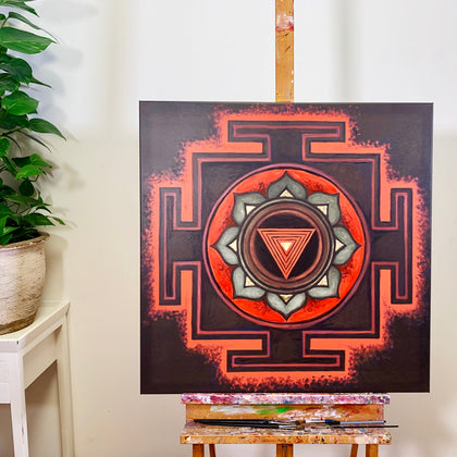 YANTRA of the Great Cosmic Power KALI