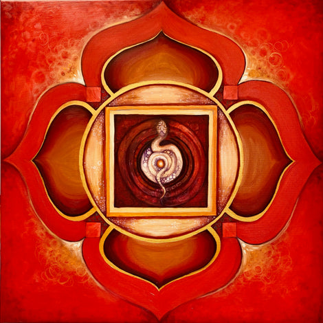 Muladhara Chakra Mandala, regeneration & vitality