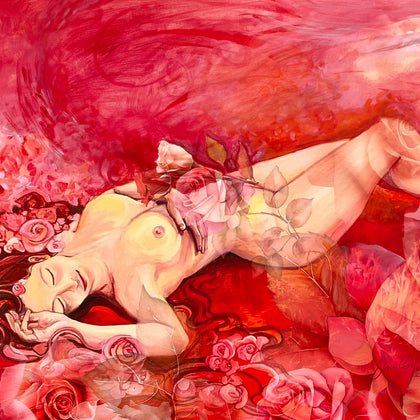 Blossoming Print on canvas