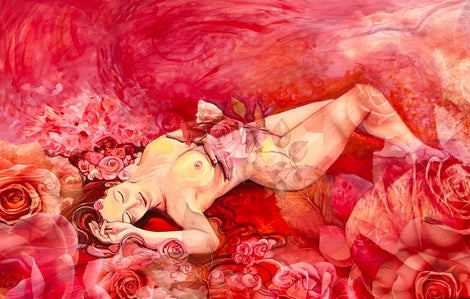 Blossoming Print on canvas