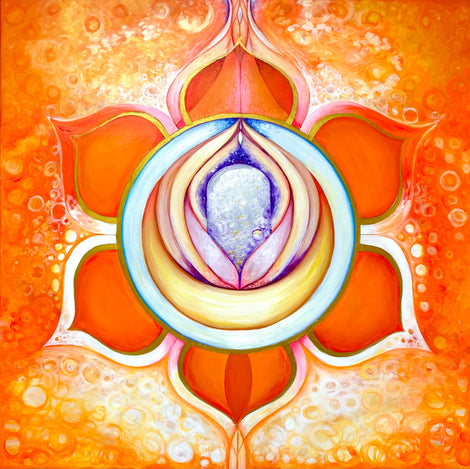 Swadistana Chakra Mandala, the center where our sublime erotic effervescence is born.