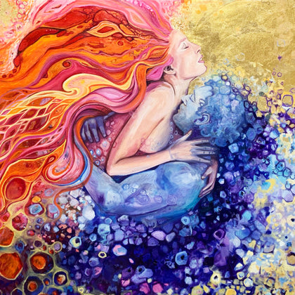 Astral Lovers LIMITED EDITION prints on canvas